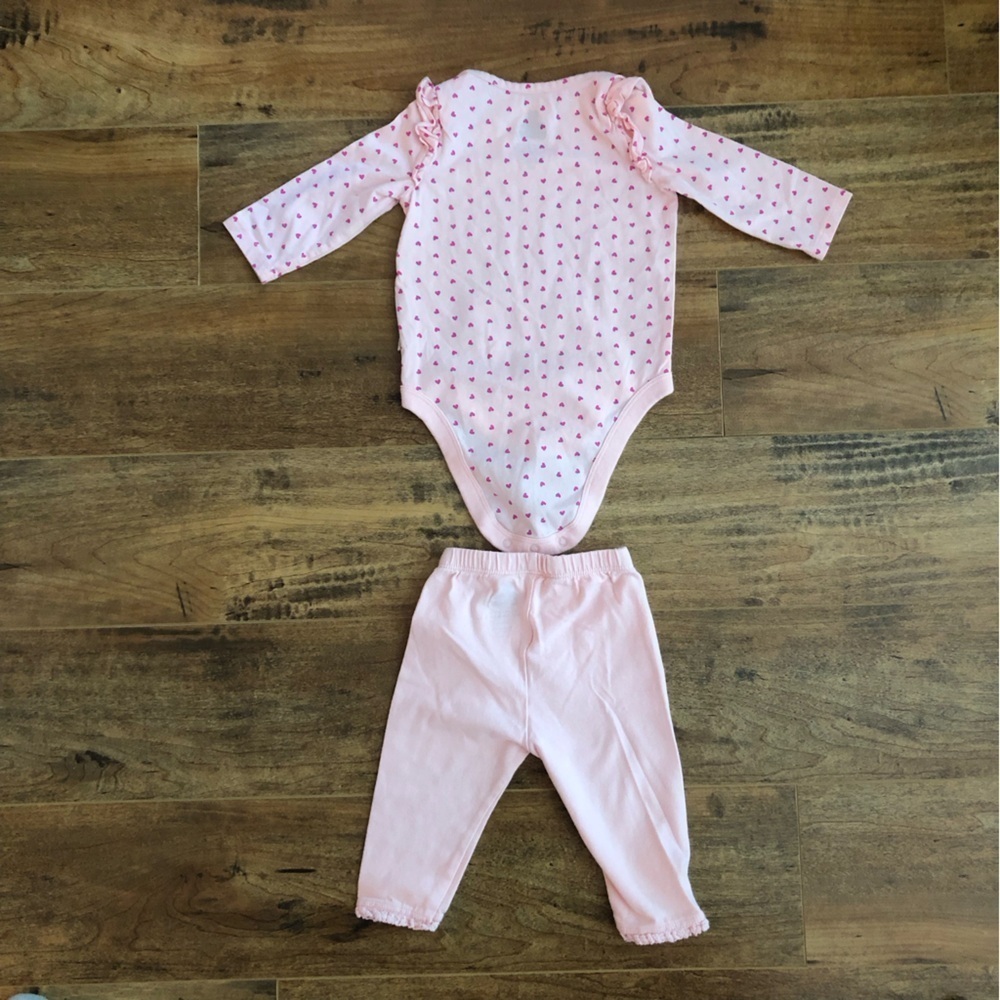GAP Baby Organic Cotton Mix and Match Printed Bodysuit and Leggings 2-Piece 3-6M - Picture 10 of 11